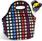 Desing Wish Bolsa Termica Porta Alimentos Mujer Hombres Neopreno Porta Bolsa Comida Trabajo Bolsa Merienda Fiambrera Bolsas Termicas Almuerzo Saco Termico Isotermica Portatil Lunch Bag Lonchera Picnic