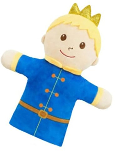 OPPWONG Royal Family Hand Puppet, 32cm Imaginative Role Play Toy (Prince)