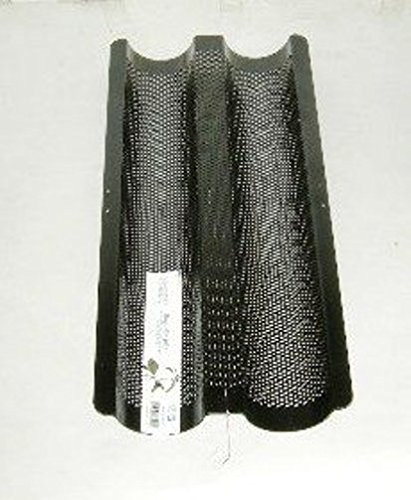 Kitchencookshop Baguette Baking Tray for French Style Bread Sticks, Non Stick, Micro Perforated