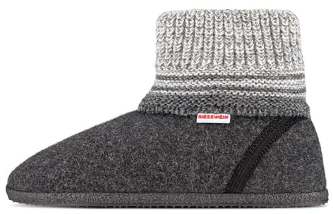 GIESSWEIN Unisex Baumkirchen Hohe Hausschuhe, Anthrazit 019, 44 EU