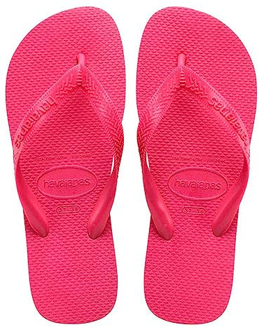 Havaianas - Top, Chanclas Cómodas, Duraderas y Ligeras, Estilo Zori, con Suela Antideslizante, Adultos Unisex, Pink Electric, 8.5/9
