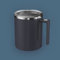 FOXNSK Self Stirring Mug, 360ML Magnetic Stirring Mug - Electric Mixing Cup Suitable for Coffee, Milk, Hot Chocolate (Black)