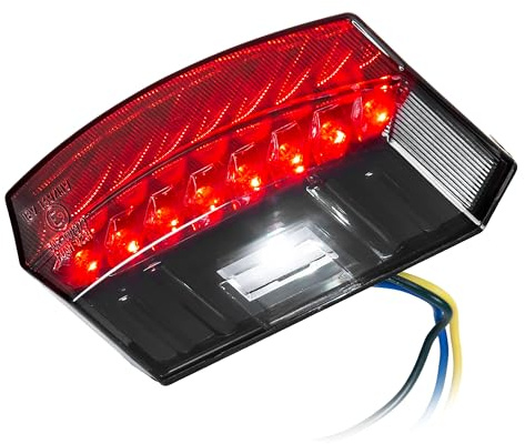 LED – bakljus Teramo med registreringsskyltbelysning tonad E-godkänd