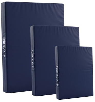 Gymnastics Crash Mat, Safety Exercise Mat Pad, Critical Fall Height Tested to 3 Metres BS:EN1177 [Navy, Large]