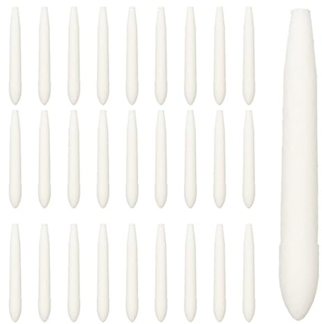 IWOWHERO 30 piezas puntas de repuesto para marcador de pintura Mina recambio fieltro acrílico puntas universales para bolígrafo de pintura recargable ocio creativo y dibujo