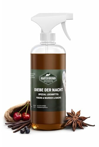 Martenbrown® attractant perfume for marten fox Raccoon 500ml Marderlockmittel