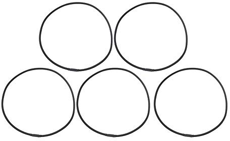 BQLZR - 5 fasce elastiche di ricambio per microfono e supporto ammortizzatore a clip