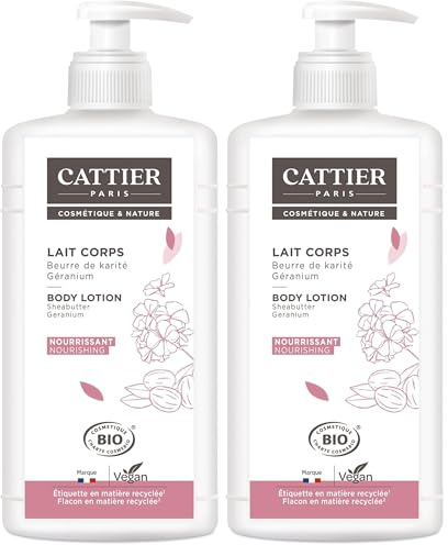 Cattier Nourishing Body Milk 500ml (Packung mit 2)