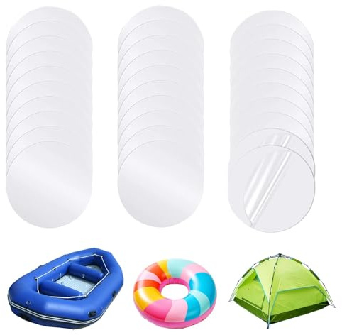 Kit de reparación de colchón de Aire, Kit de reparación de Piscina Inflable | Kit de reparación de casa Rebote de TPU Impermeable Autoadhesivo - Cinta de reparación Transparente