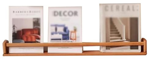 Portariviste Porta Riviste A Parete Legno Portariviste Per I Libri/ Giornali/ Registrazione Galleggiante Porta Libri Illustrati Per Bambini/ Espositore Da Lettura, Soggiorno Casa Scuola Decorazione Mu