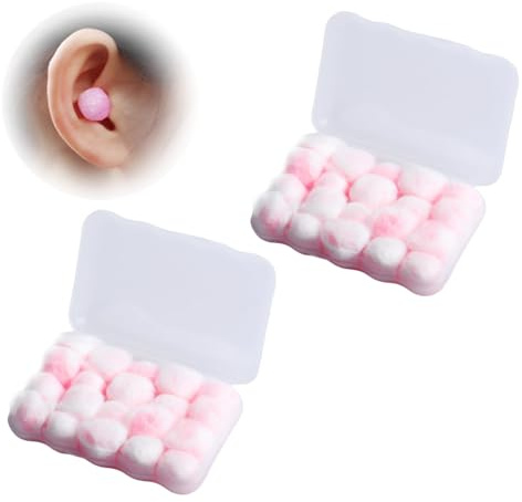 EIHI 40 Pezzi Tappi orecchie, tappi per orecchie, Tappi orecchie dormire cera