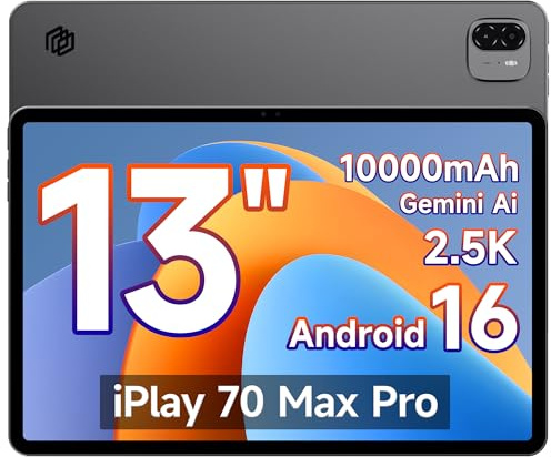 Tablet 13 Pulgadas,10000mAh Tablet android con sim con modo PC,NO Funda