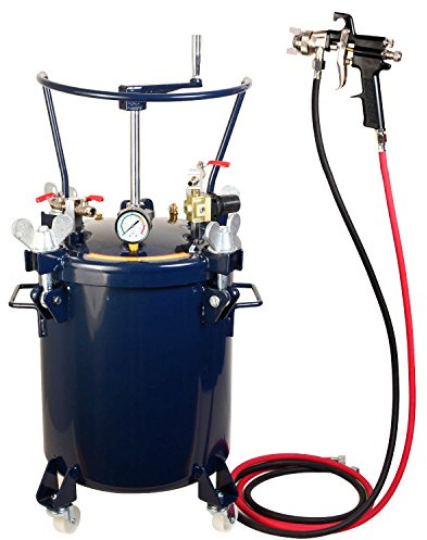 20 L Pression Réservoir Pot 2,0 mm Pistolet à Peinture + Agitateur + Régulateur d'air