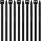 Kabelbinder Schwarz, 100 Stück Industrie Cable Ties, 200mm x 3,6mm Mehrzweck UV-Beständig Langlebig Klein Nylon Selbstsicherndes Zip Tie mit 18kg für Gartenarbeit, Hause, Büro, Werkstatt und den Auße