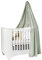 Himmel Schleier für Leander classic Babybett - Farbe sage green grün (ohne Bett)