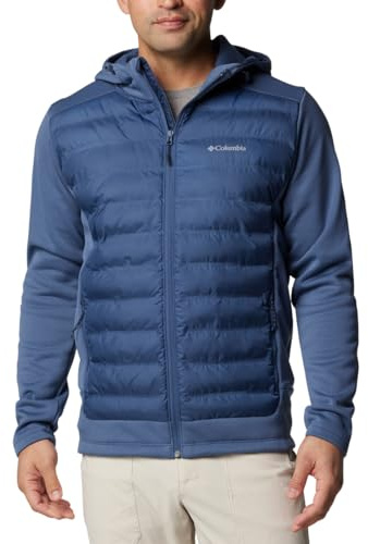Columbia Out-Shield Sudadera polar aislante con capucha y cremallera para hombre