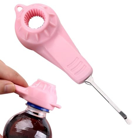 Apri di bottiglie da bevande - Remover a tappo multifunzionale per anziani | Apri del barattolo manuale per mani artritiche, apri del coperchio domestico, gadget da cucina a risparmio di lavoro