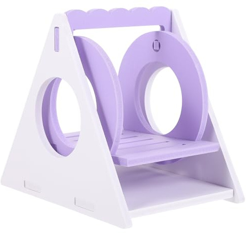 HOOWIFFY Balançoire pour Petits Animaux en PVC Surface Lisse, Empêchant de Ronger la Cage, pour Hamsters et Gerbilles Leur Habitat
