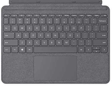 Microsoft Surface Go Signature Type Cover Platin Grau (Deutsches Tastaturlayout)