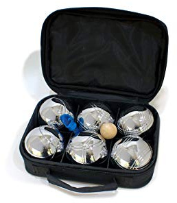 IPS Juego de Petancas de 6 Bolas + Accesorios | Diferentes Modelos de Bolas metálicas | Set Completo