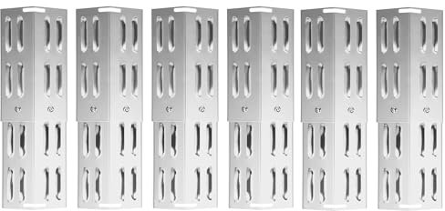WELL GRILL 29cm bis 43cm Universal Flavorizer Bars Flammenverteiler Gasgrill BBQ Aromaschienen Zubehör für Taino, Landmann, Burnhard, Enders und die meisten Gasgrills, 6er-Pack