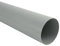 Marley Regenrinnen System Dachrinnenteile DN 53 Fallrohrsystem Grau RAL 7040 Dachrinnenset aus PVC (Fallrohr 1m)