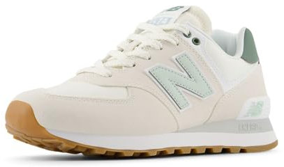 NEW BALANCE Damen 574 Sneaker, Sea Salt New Spruce, 37.5 EU