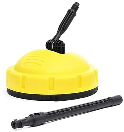 Limpiador de superficies de alta presión para limpiador de alta presión Karcher K1-K7, limpiador giratorio de superficies planas, cepillo de lavado a presión de patio, herramientas redondas para