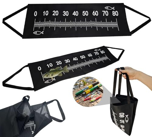 AOMAIGAD Angeln Abhakmatte,98x30 cm Fischmatte,Abhakmatte zum Vermessen von Fischen,Karpfen Matte Faltbare,Angelzubehör,für Anfänger Outdoor Karpfen Forellenangeln (B-Mit Stauraum)