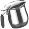 Caffettiera a Servire Tazze 4, Linea Dolcevita, 400 ml, Acciaio Inox 18/10, Manico Antiscotto, ad Induzione* (Base Ø70 mm, Verificare il diametro minimo del proprio fornello), Officine Prandelli