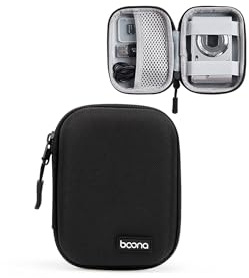 Linpr Digitalkamera Tasche Kompatibel mit CAMKORY/Kodak PIXPRO FZ45/FZ55/Lecran/VAHOIALD/Canon IXUS 285 HS/Umipyiza/YLSHGXFC/AOREGRE, Kleine Digitalkameratasche Reisekamera Tasche (Oxford-Schwarz)