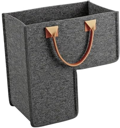 perfk Cesta de Escalera con Asas, Plegable, Moderna y Ligera, Ideal para escaleras alfombradas y de Madera, con Juguetes, Herramientas y Libros.