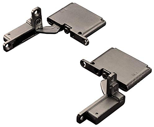 1 paire de Charnières Salice AIR avec Amortissement à 105° Titane Anthracite pour encastrement en façade et en fond d'Armoire Charnière de Meuble Charnière de Meuble Charnière de Meuble par SO-TECH