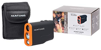 NUM'AXES - Télémètre Laser TEL1050 - Portée 900m- Grossissement 6X- 8 Modes- Ecran LCD- Etanche aux ruissellements