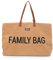Childhome, Family Bag, Wickeltasche, Reisetasche/Wochenendtasche, Großes Fassungsvermögen, inkl. abnehmbarer Tasche, Teddy Beige