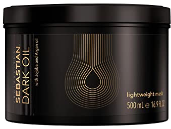 Sebastian Professional Dark Oil Lightweight Deeply Nourishing Hair Mask, For Silky, Smooth and Shiny Hair, Add Natural Body, For All Hair Types, 500ml