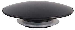 Waschbeckenstöpsel 66 mm Mattschwarz - Pop-Up-Badezimmer-Ablauf Mit Druckknopf-Klickstopfen - Ersatzteil für Die Meisten Küchen- Oder