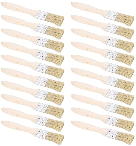1011210246211 | 20-delars platt penselset med trähandtag, 25 mm