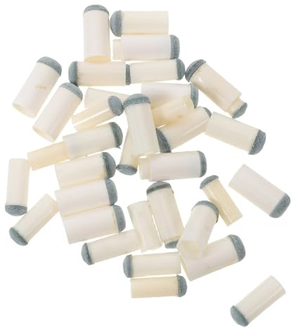JOINPAYA Kit 40 Punte per Stecca da Biliardo in Plastica, Punte di Ricambio 9-13 Mm, Accessori per Riparazione Stecche da Biliardo, Adatto per Giochi da Tavolo, Casa e Bar