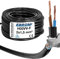 EBROM Kunststoff Schlauchleitung RUND, Kabel, Stromkabel, Leitung, Gerätekabel H05VV-F 2x1,5 mm² Farbe: schwarz - Viele Längen in 5 Meter Schritten bis 200 Meter 2x1,5 mm2, Ihre Kabellänge: 10 Meter