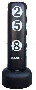 Playwell XXL 6FT Gratuit Debout Sac de Boxe Adulte Sur Pied WChiffres - Pré Commande