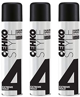 C:EHKO Hairspray Brilliant 400ml Haarspray (3 Stück)