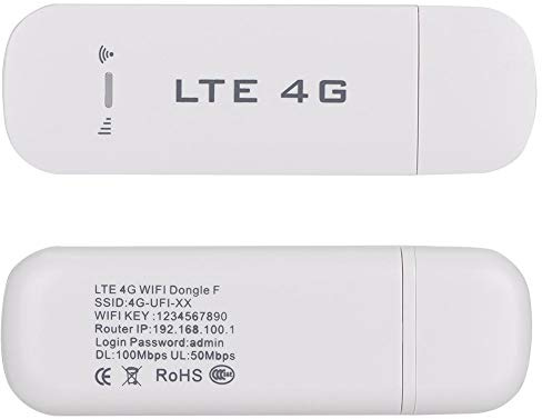 USB WiFi-dongeladapter, 4G LTE bärbar USB-nätverksadapter Trådlös WiFi Hotspot Router Modem Stick