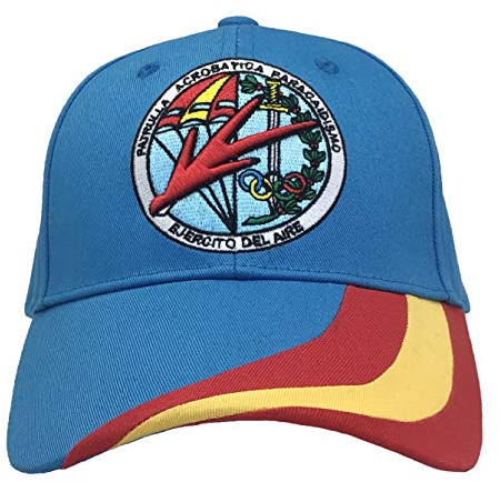 Tacro Gorra PAPEA Patrulla Acrobática de Paracaidismo Ejército del Aire Niño y Niña Ajustable Azul