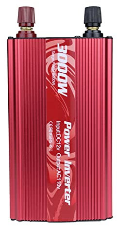 adawd Inversor de corriente de 3000 W 12 V a CA 110 V 220 V – Inversor de onda sinusoidal pura salida de alimentación USB para adaptador solar inversor para coche