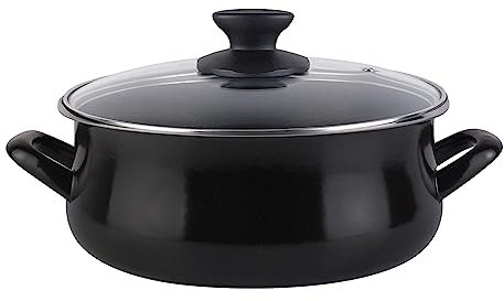 Cacerola black tapa vidrio 16 cm