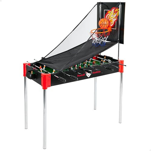 COLORBABY CB Games 12-in-1 Multiplaytisch, Tischfußball, Hockey, Basketball, Brettspiele, 92 x 41 x 61 cm, Familienspiel (85420)