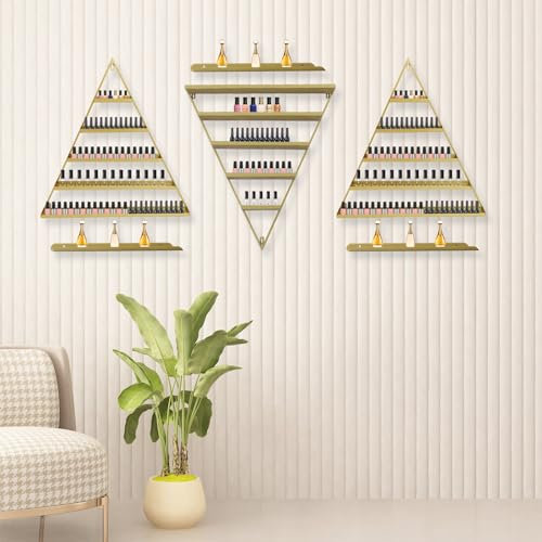 étagère Murale Vernis à Ongles 6 Pièces Organisateur De Vernis à Ongles Présentoir De Vernis à Ongles 5 étages Rangement Vernis A Ongle,Pour Salon De Manucure, Maison, Salon De Beauté