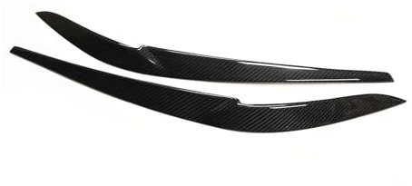KMLONG Auto Front Scheinwerfer Augenbraue Trim Fit for BMW G05 X5 2018-2022 F95 X5M 2019-2022 Carbon Faser lampe Abdeckung Scheinwerfer Augenlid Scheinwerfer Autoscheinwerfer-Stirn
