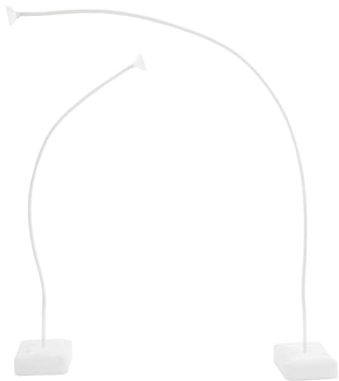 Free Bending Arch Holders 2.5M and 1.5M Bendable Balloon Arch Stand Kit Half Arch Balloon Column Stand Free Bend Balloons Stands for Weddings, Birthday Parties, Graduation Ceremonies, Anniversary